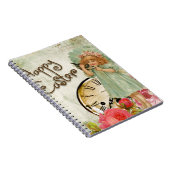 frohe Osterfrau Notizblock (Rechte Seite)