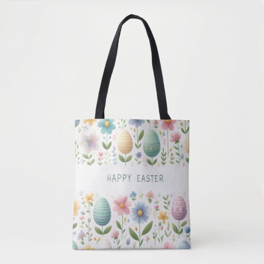 Frohe Osterglocken Tasche (Vorderseite)