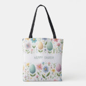 Frohe Osterglocken Tasche (Rückseite)
