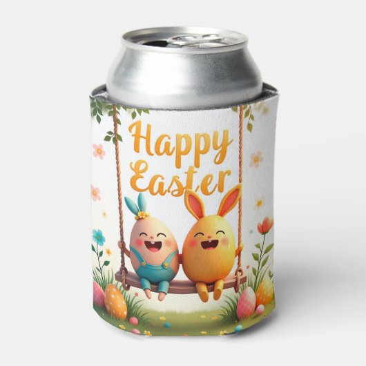Frohe Osterhase! Dosenkühler (Kanne Vorderseite)