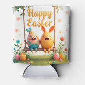 Frohe Osterhase! Dosenkühler (Vorderseite)