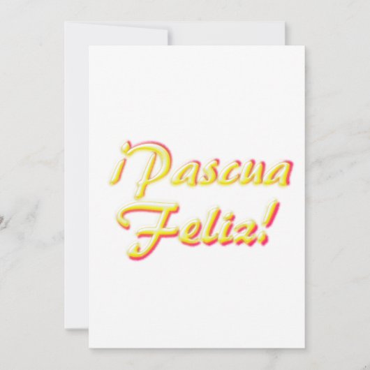 Frohe Osterkarte Einladung (Vorderseite)