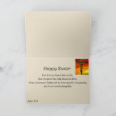 Frohe Osterkarte - Glaube Feiertagskarte (Innenseite)