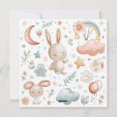 Frohe Osterkarte, Ostertagsgeschenk Feiertagskarte (Rückseite)