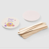 Frohe Osterkörbe und Schmetterlinge Fächer (Non-assembled)