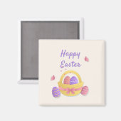 Frohe Osterkörbe und Schmetterlinge Magnet (Vorderseite/Rückseite)