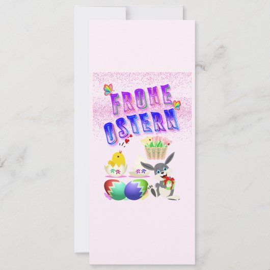 Frohe Ostern (Vorderseite)