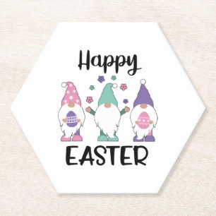 Frohe Ostern 2020 Gnome Egg Hunt Swea Untersetzer