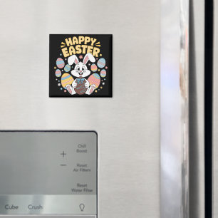 Frohe Ostern 2025  Eier Hase Süßer Hase Magnet