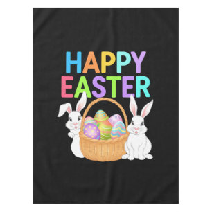 Frohe Ostern 2025  Eier Hase Süßer Hase Tischdecke