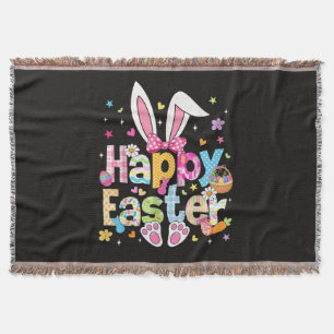 Frohe Ostern 2026 Süßer Hase Kaninchen Decke