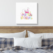 Frohe Ostern 2026 Süßer Hase Osterhase Ostertag Fr Leinwanddruck (Insitu (Schlafzimmer))