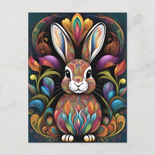 Frohe Ostern 2 Feiertagspostkarte (Vorderseite)