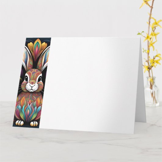 Frohe Ostern 2 Karte (Gelbe Blume)