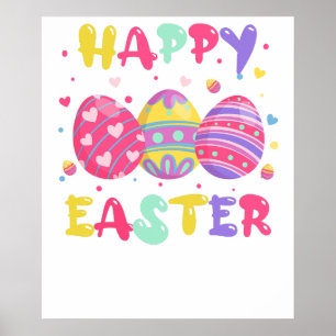Frohe Ostern (3), Retro, Vintage Poster