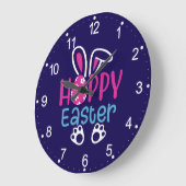 Frohe Ostern-54411 Große Wanduhr (Winkel)