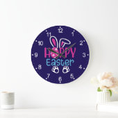 Frohe Ostern-54411 Große Wanduhr (Zuhause)