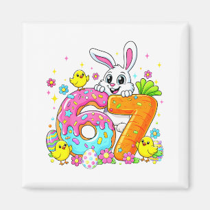 Frohe Ostern 67 Lustiger Sechs Sieben Süßer Hase B Magnet