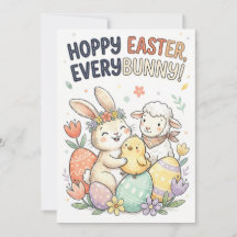 Frohe Ostern, alle Häschen! - Süße Ostergrüße