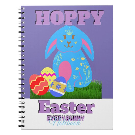 Frohe Ostern an alle Hasenfreunde Notizblock (Vorderseite)