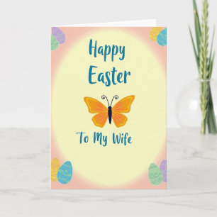 Frohe Ostern an meine Frau Karte