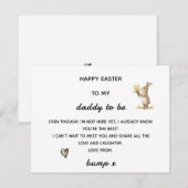 FROHE OSTERN AN MEINEN PAPI IN SPE VOM BUMP-KARTEN (Vorne/Hinten)