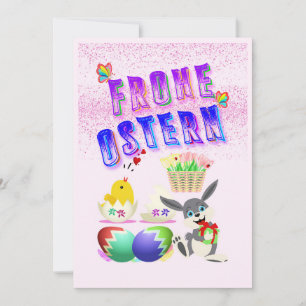 Frohe Ostern Ankündigung