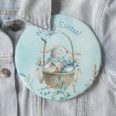 Frohe Ostern! Aquarellblase und Korb Button (Beispiel)