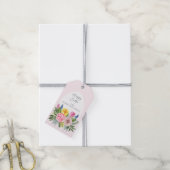 Frohe Ostern, Aquarellblume, Ostern Geschenkanhänger (Mit Garn)