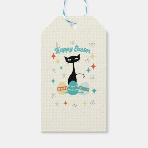 Frohe Ostern, Atomzeit, Mittelalter Moderne Katze Geschenkanhänger