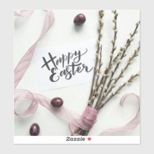 FROHE OSTERN AUFKLEBER