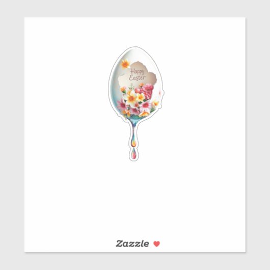 Frohe Ostern! Aufkleber (Blatt)