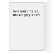 Frohe Ostern aus Ostern Spinne viele Eier (Innen (Links))