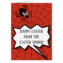 Frohe Ostern aus Ostern Spinne viele Eier