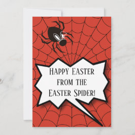 Frohe Ostern aus Ostern Spinne viele Eier Feiertagskarte
