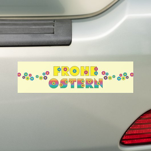 Frohe Ostern Autoaufkleber (Auf Auto)