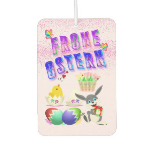 Frohe Ostern Autolufterfrischer