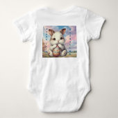 Frohe Ostern Baby Strampler (Rückseite)
