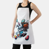 Frohe Ostern Basketball Jungen Osterhase Lustig Ea Schürze (InSitu)