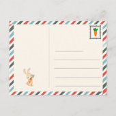 Frohe Ostern Bauernmarkt Postkarte (Rückseite)