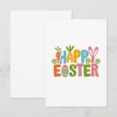 Frohe Ostern Begleitkarte (Vorne/Hinten)