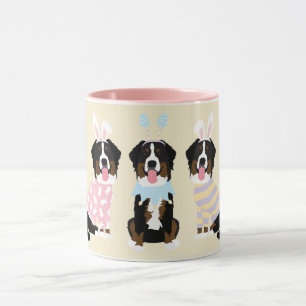 Frohe Ostern Berner Sennenhund Tasse