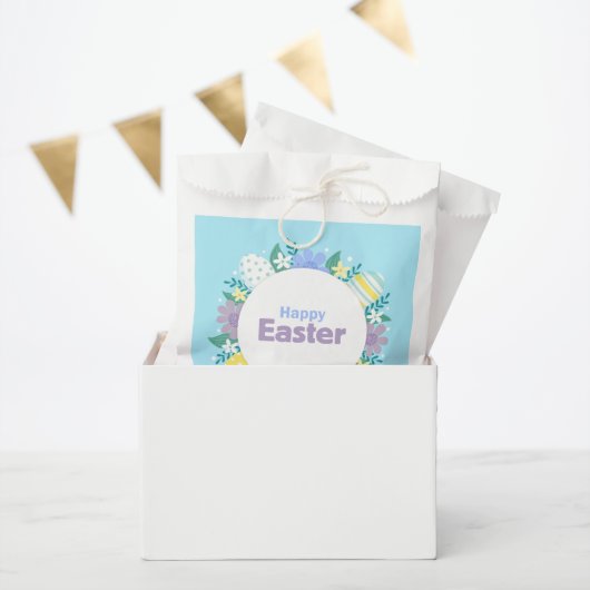 Frohe Ostern Blumen und Eier Geschenktütchen (Party)