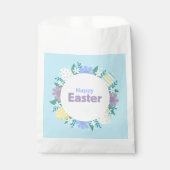 Frohe Ostern Blumen und Eier Geschenktütchen (Vorderseite)