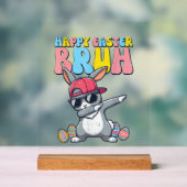 Frohe Ostern Bruh Bunny Dab Rabbit Tanz Jungen Kin Acrylschild (Neutral)
