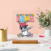 Frohe Ostern Bruh Bunny Dab Rabbit Tanz Jungen Kin Acrylschild (Hochzeit)