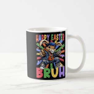Frohe Ostern Bruh Bunny Kaninchen Ostereier Jagd Kaffeetasse