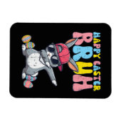 Frohe Ostern Bruh Hase Dab Hase Tanz Magnet (Horizontal)