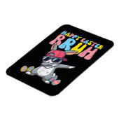 Frohe Ostern Bruh Hase Dab Hase Tanz Magnet (Linke Seite)