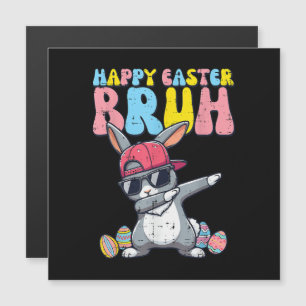 Frohe Ostern Bruh Hase Dab Kaninchen Tanz Magnetkarte